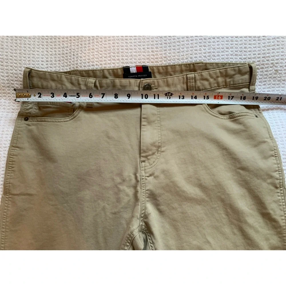 Tommy Hilfiger Beige Straight Pants, Men's Size‎ 38x30